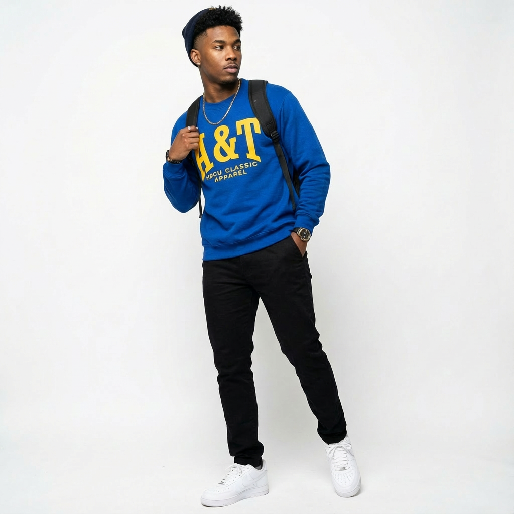 North Carolina A&T University HBCU Classic Design Edition 1 Crewneck Sweatshirt
