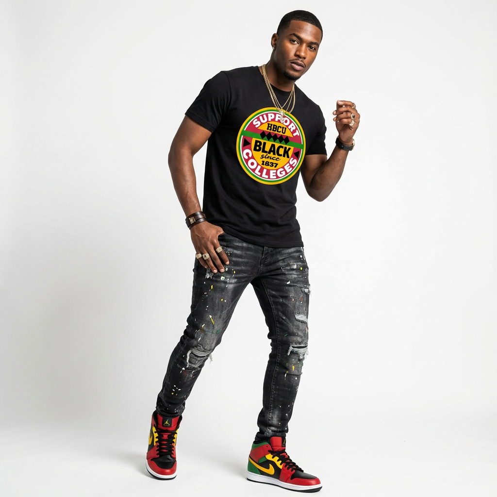 Support Black Colleges T-shirt Black Diamond Edition