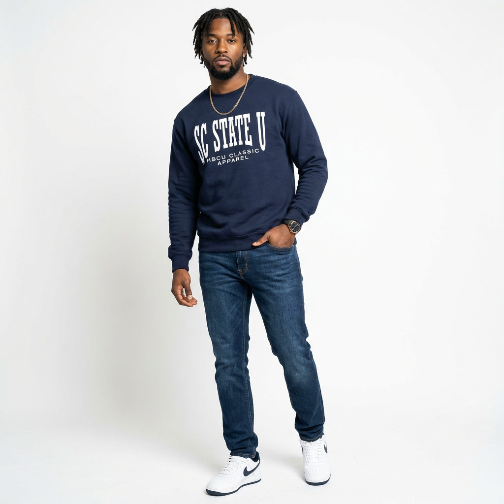 South Carolina State University HBCU Classic Design Edition 1 Crewneck Sweatshirt